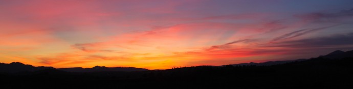 Sunset Prades sur Vernazobre Sunset Prades sur Vernazobre